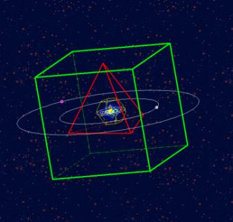 Keplers Mysterium Cosmographicum im Programm Die Signatur der Sphären, Bild 1